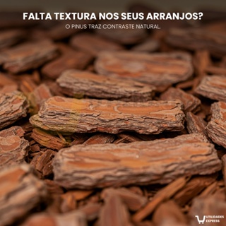 Pinus Casca de Arvore Cascalho Semi Polida Para Vaso e Jardinagem em Oferta na Shopee