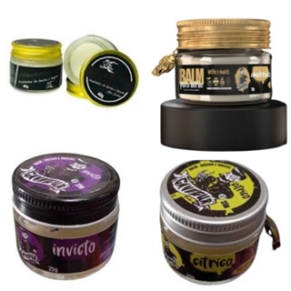 Balm para barba - balm cavegur - balm caveira em Oferta na Shopee