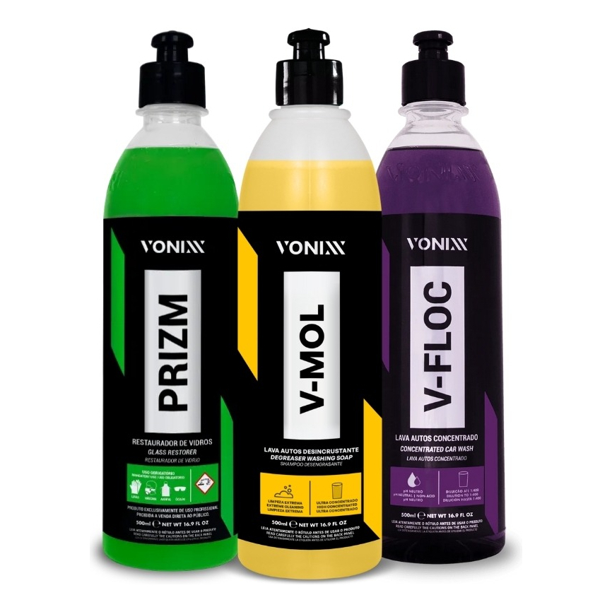 Shampoo Neutro Concentrado V-floc Prizm Vonixx V-mol 500ml em Oferta na Shopee
