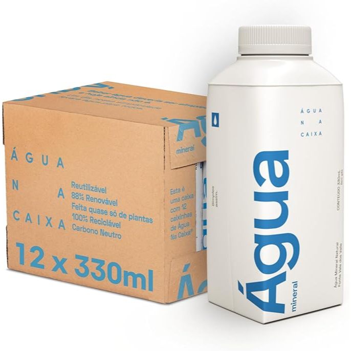 AGUA NA CAIXA 330ML SEM GAS 12UN em Oferta na Shopee