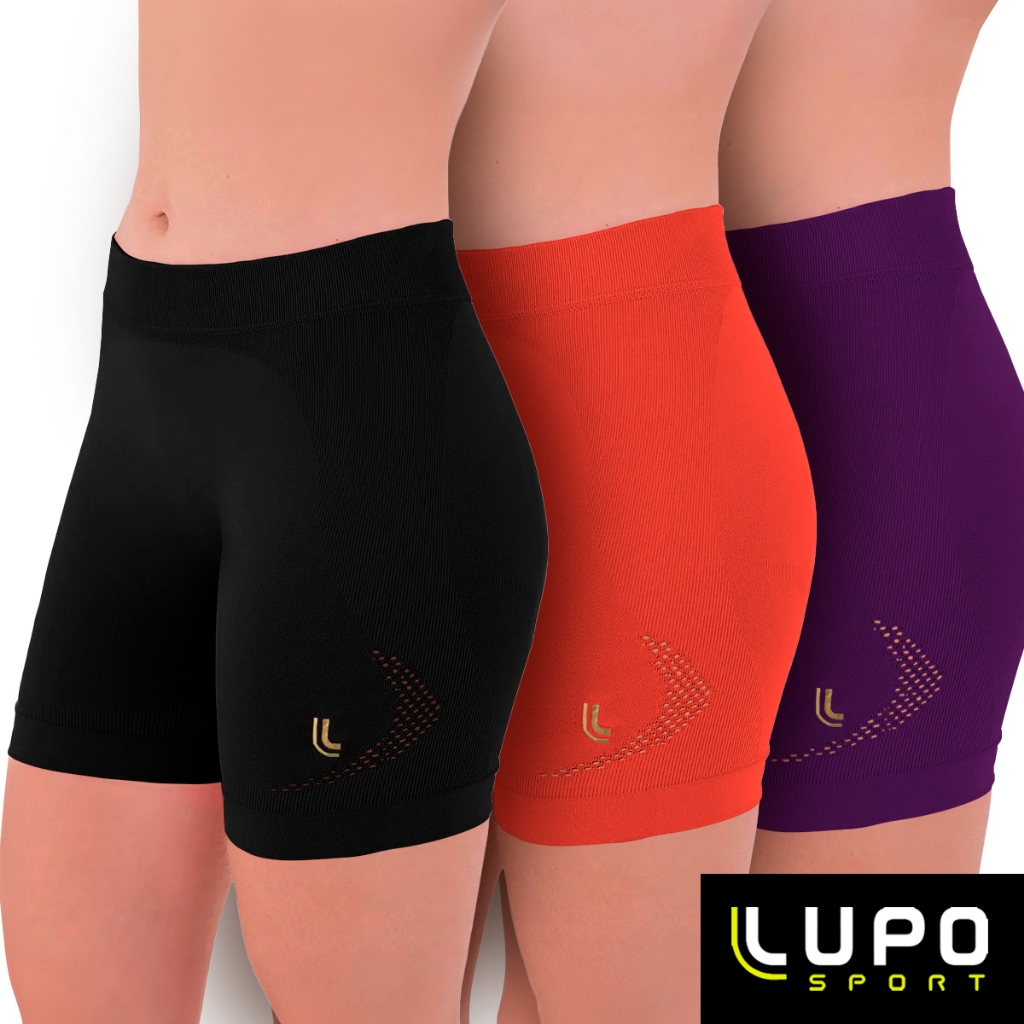 Short Lupo Original Bermuda Legging Fitness Feminino Attack Sport Corrida Academia Vôlei Treino Ginástica Beach Tennis - Sports & Outdoors