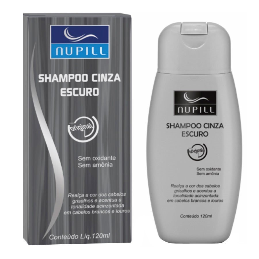 Nupill Shampoo Cinza Escuro 120ml