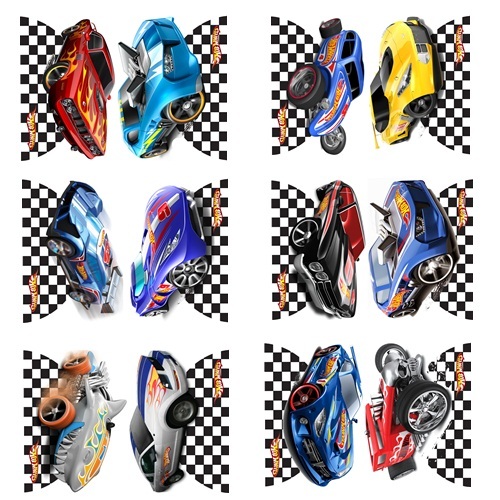 hotweels 2 display de festa 10 peças 20cm Mdf em Oferta na Shopee