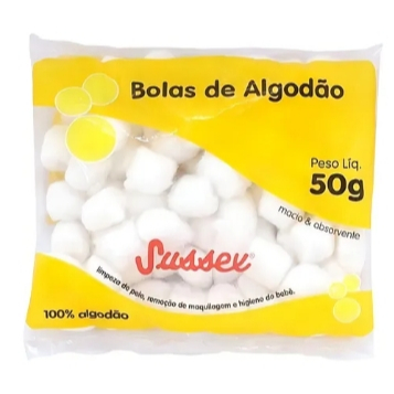 Algodão em Bolas 50 gramas em Oferta na Shopee