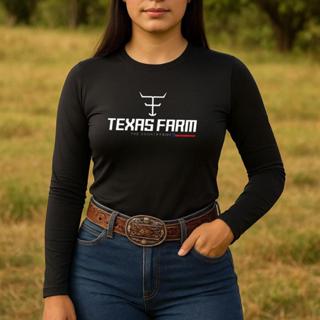 Camisa Uv Feminina Country Texas Farm Manga Longa Proteção Termica em Oferta na Shopee