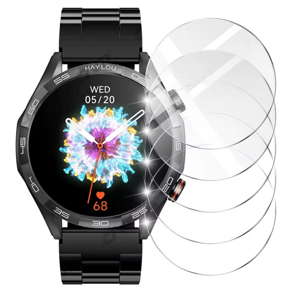 Película Smartwatch Compatível Com Haylou Solar Ultra De Hidrogel Pronta Entrega