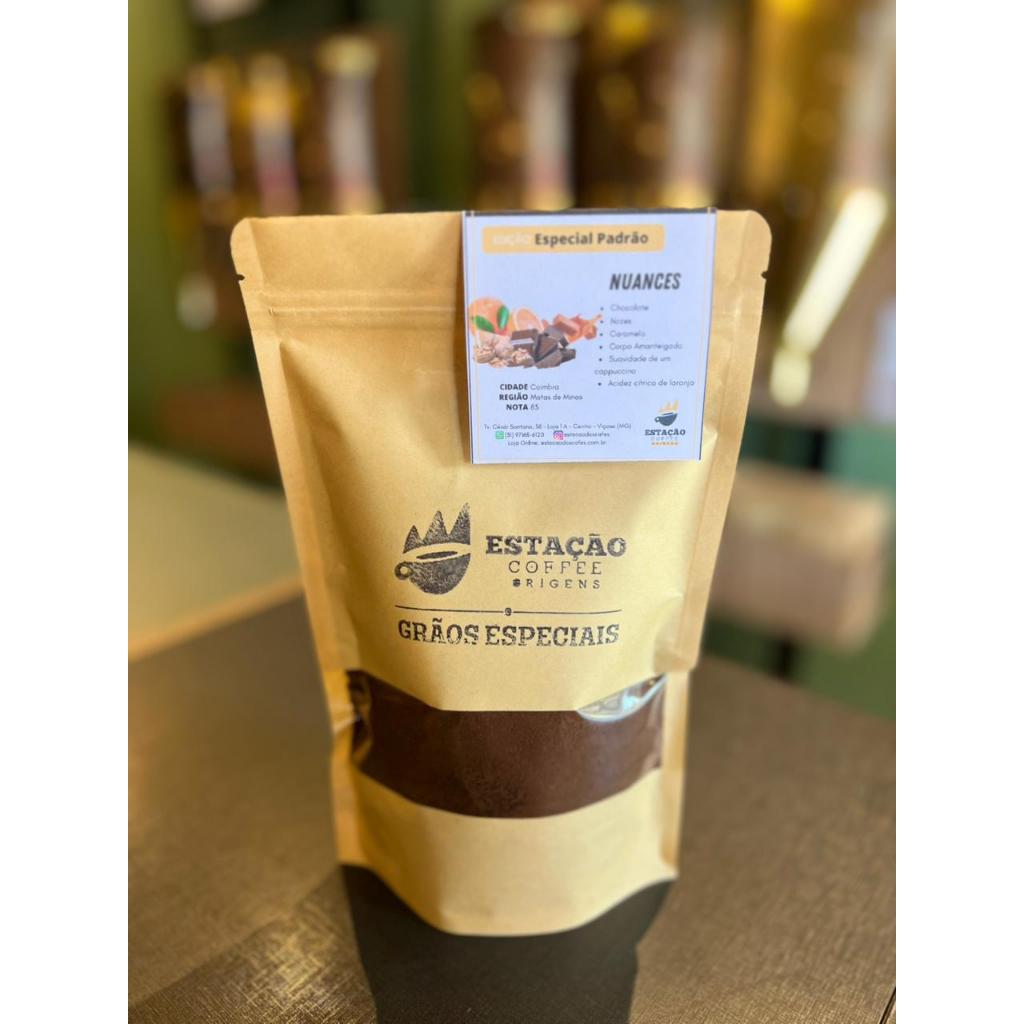 Café Especial 83 Pontos - 100% Arábica Matas de Minas Grão, Notas de Chocolate, Nozes e Caramelo