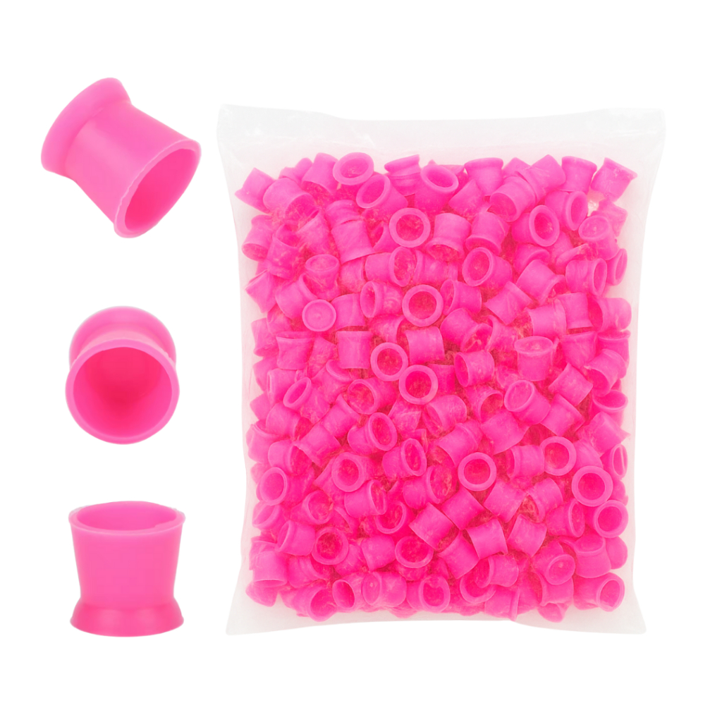 Batoque Silicone Artpig com Ventosa Médio Tatuagem 100un - 2 Cores