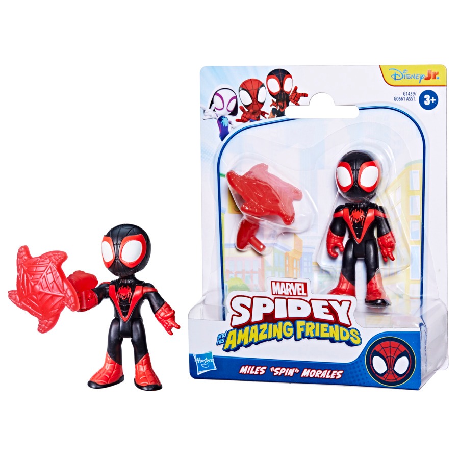 Boneco Marvel Spidey & Seus Amigos Miles Morales com Acessório - Hasbro G1459