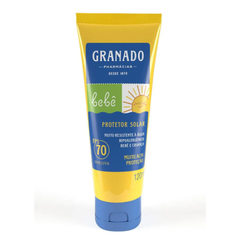 Protetor Solar Bebê Granado FPS 70 120ml Protetor Solar Bebê Granado FPS 70 120ml