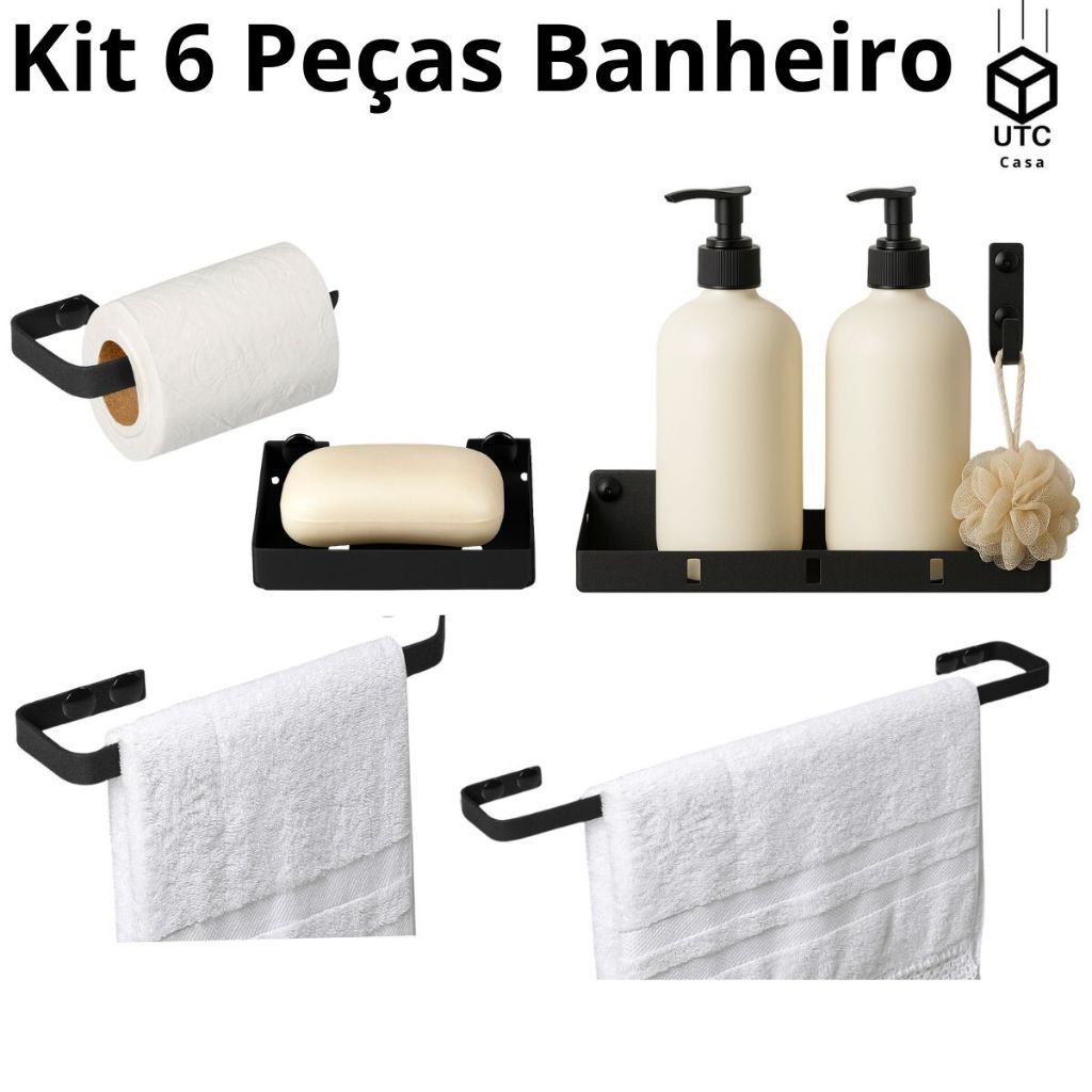 O que é Conjunto Porta Toalhas Preto Fosco? Guia e Onde Comprar | BuscaProdutos