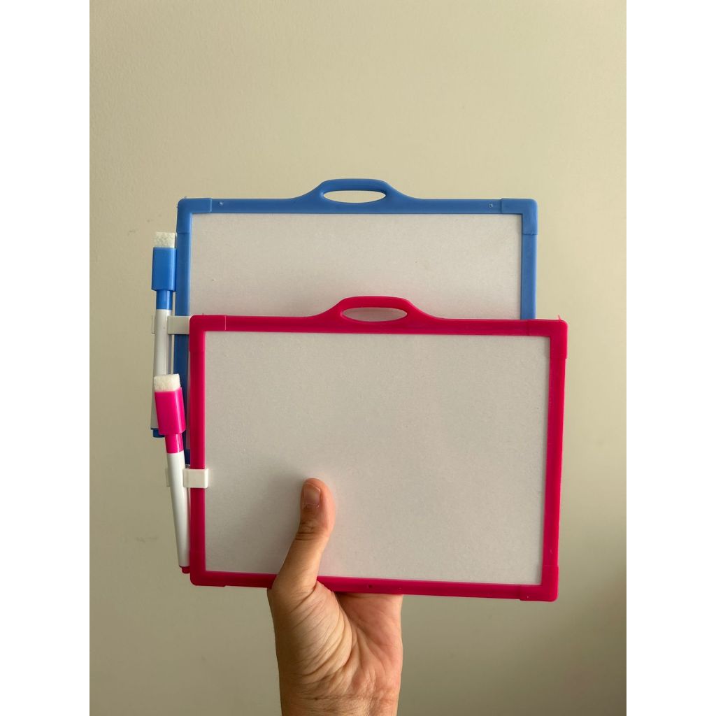 Lousa Quadro Branco 15x20cm Com Caneta Apagador em Oferta na Shopee