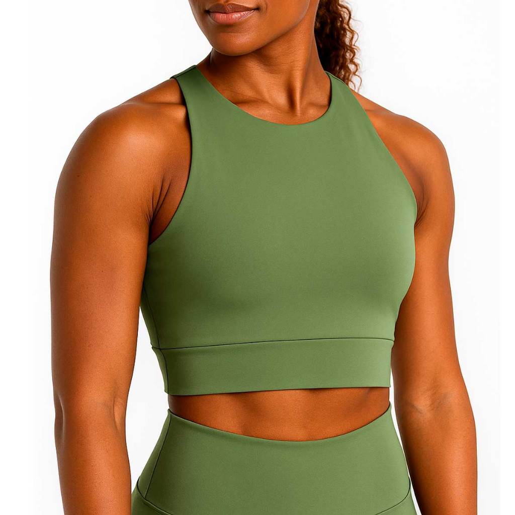 Top Cropped Para Academia e Corrida Alta Sustentação de Compressão em Oferta na Shopee