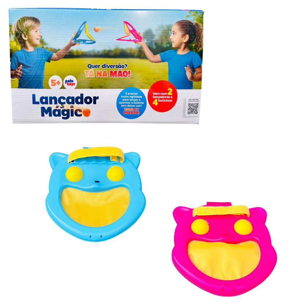 Lançador Mágico Divertido Presente Ideal Jogo Para Família e Amigos Brinquedo Ajuda a Desenvolver Agilidade