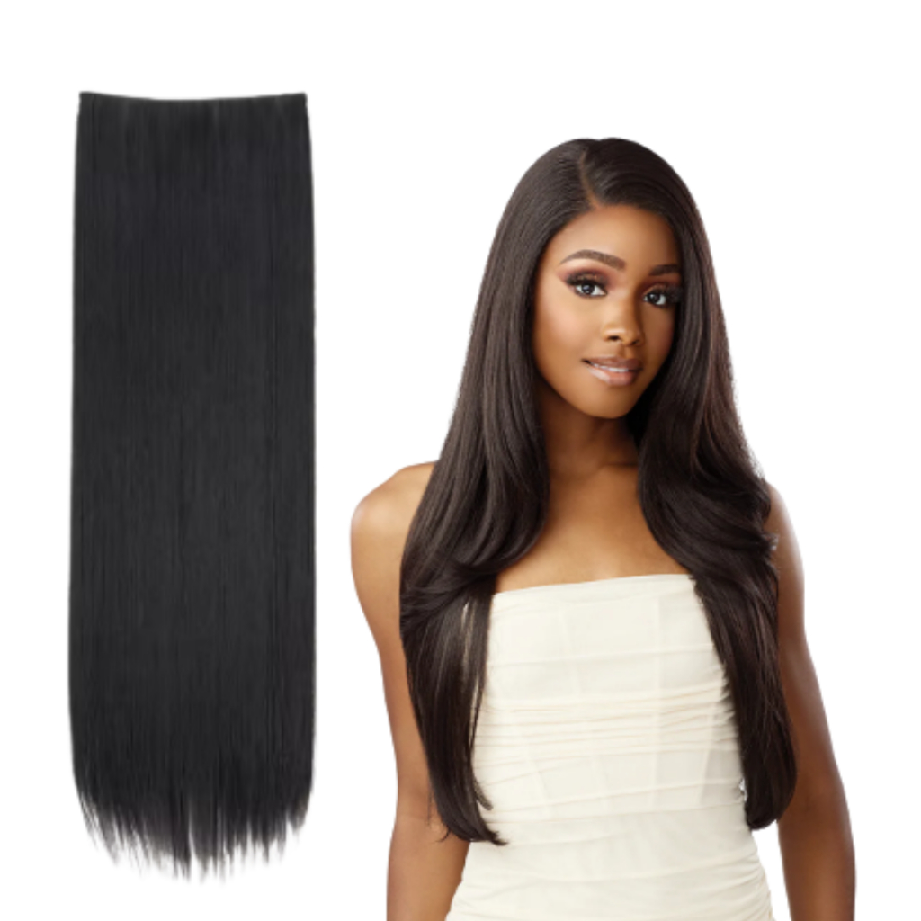 Cabelo Alongamento Tic Tac Liso 70cm Idêntico Ao Humano em Oferta na Shopee