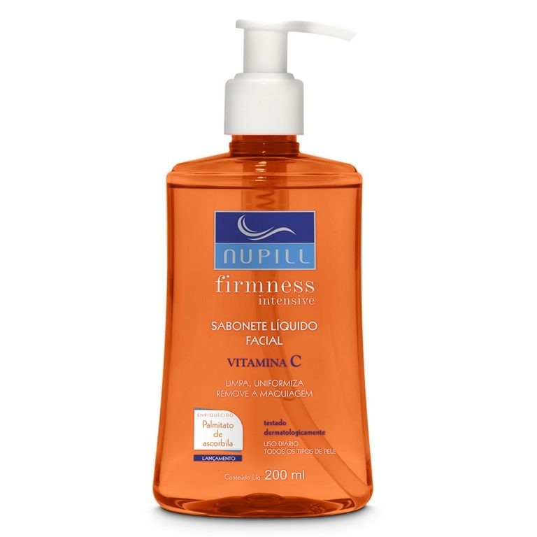 Nupill Sabonete Liquido Facial Vitamina C 200ml em Oferta na Shopee