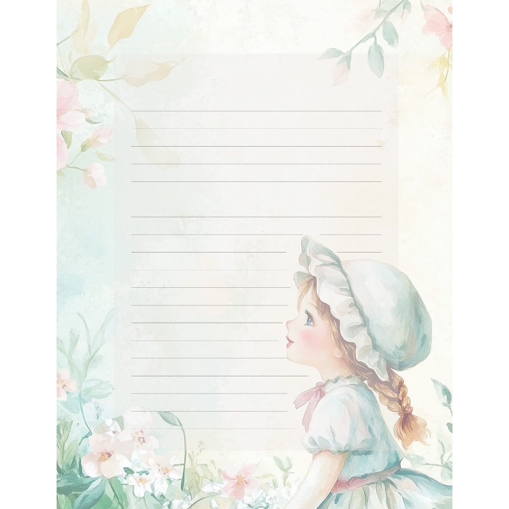 Papel de carta passeio no campo JW