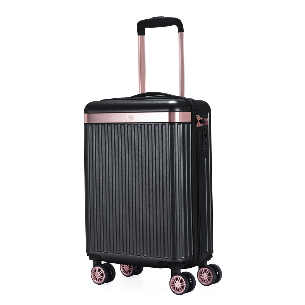 Mala de Viagem Bordo Cavalera 4 Rodas Cadeado TSA Espaçosa 20"