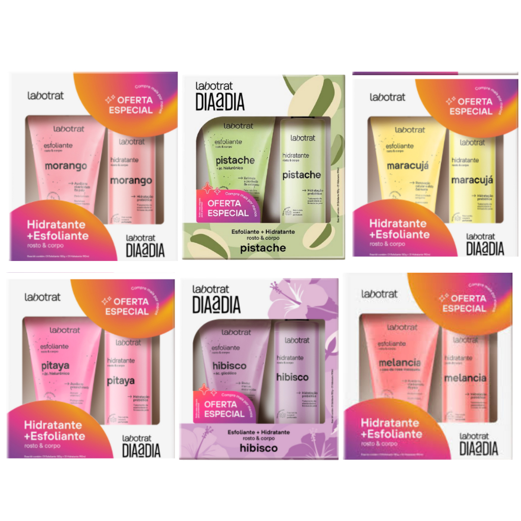 Kit Esfoliante 150g + Hidratante 190g Labotrat
