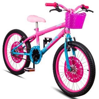 Bicicleta Infantil Feminina Menina 6 a 10 Anos STX Princess Aro 20 Freio V-Brake em Oferta na Shopee