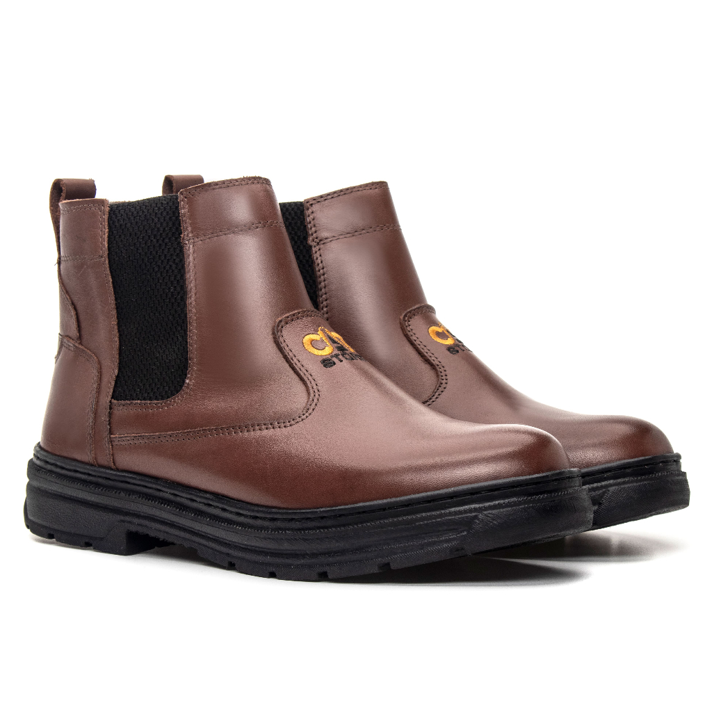 Bota Botina Farmer Cat Store Caterpillar Botina De Trabalho marrom Couro Legitimo
