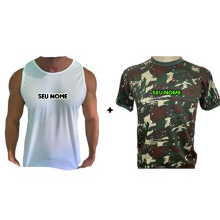 Kit Camisa de TFM + Camisa Camuflada padrão EB - Dryfit (bordadas) em Oferta na Shopee
