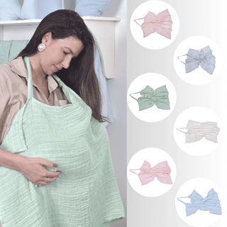 Capa de Amamentação Soft 100% Algodão Minasrey Loupiot Cores | Enxoval Bebê, Presente para Mamãe em Oferta na Shopee