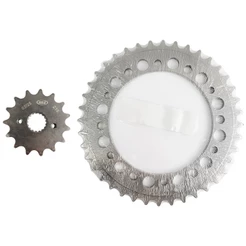 Kit Coroa E Pinhão Nx 400 Falcon 2000 A 2008 15/40 Dentes Vaz