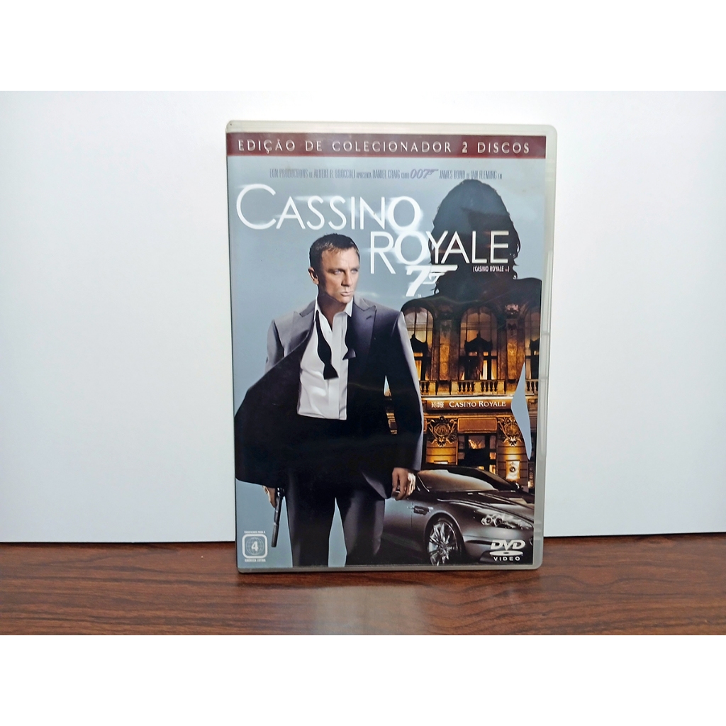 DVD DUPLO CASSINO ROYALE 007 – USADO - ORIGINAL - Ação / Aventura / Policial