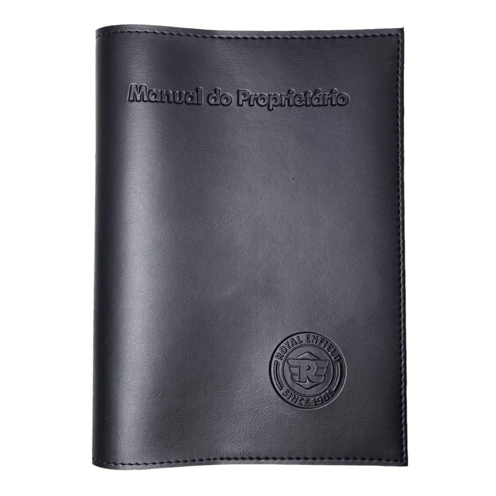 Royal Enfield Porta Manual 24x18cm Personalizado