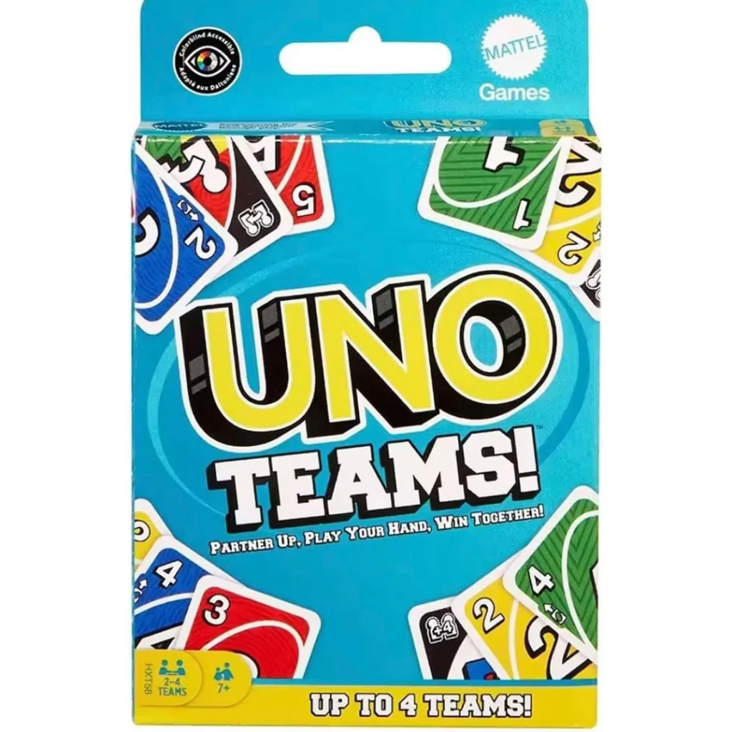 Jogo De Cartas Uno Teams - Mattel Hxt58