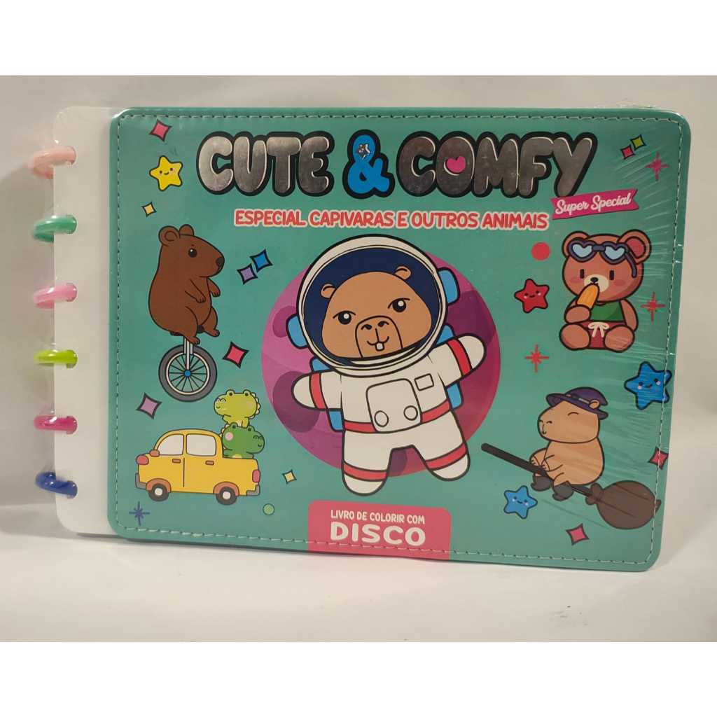 KIT CUTE E COMFY SUPER ESPECIAL -ENCADERNAÇÃO COM DISCO