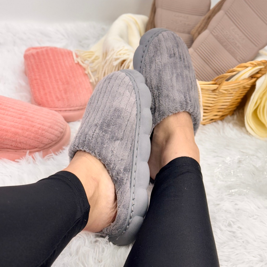 Pantufa Unissex Inverno Good Night Conforto  Quentinha  Sola  Nuvem  Antiderrapante  Alta ...