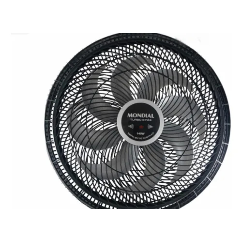 Grade Traseira + Dianteira + Hélice Ventilador Mondial 40cm 8 Pás