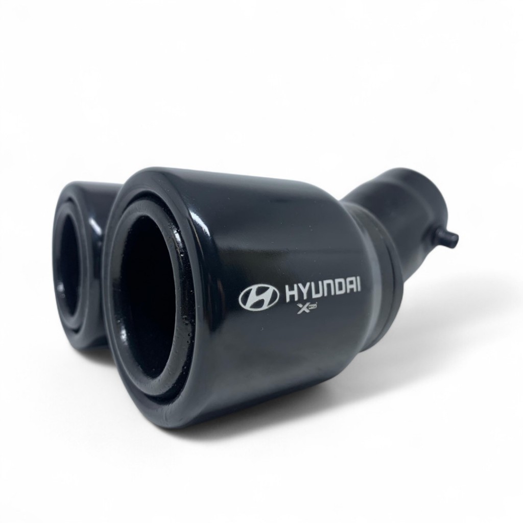 Ponteira De Escapamento 3 Polegadas Saída Dupla Hyundai Creta 2025 2026 Comfort Limited Platinum N - Line