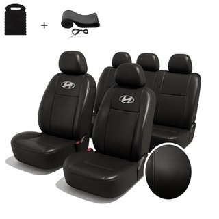 Jogo Capas Banco Automotivo Carro Hyundai Couro Impermeável Hb20 Tucson I30 Santa Fé Ix35…