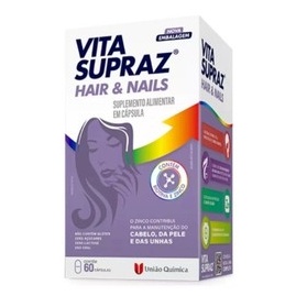 Suplemento Alimentar Vita SuprAZ Hair e Nails em Oferta na Shopee