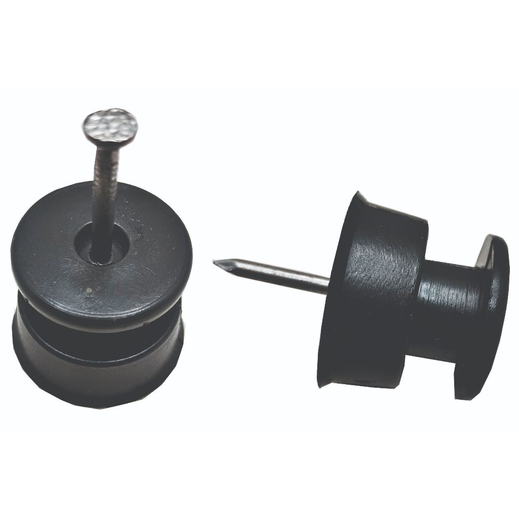 Kit 50 Isolador Tipo Roldana C/ Prego 30x30