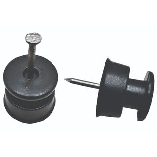 Kit 50 Isolador Tipo Roldana C/ Prego 30x30