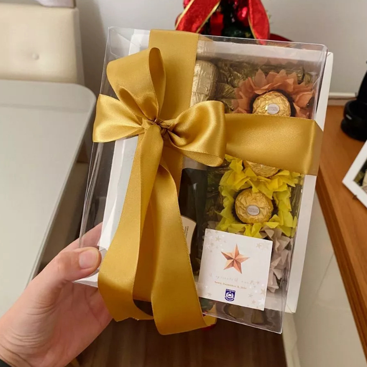 KIT 5~20 Caixas Vitrine G - Presentes, Confeitaria, Kits, Utensílios - 18x22,5x10cm - OFF em Oferta na Shopee