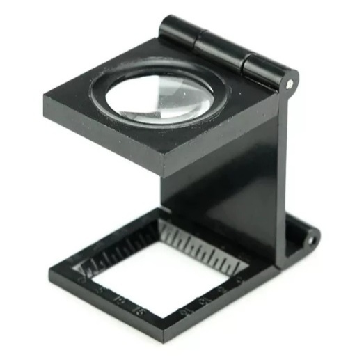 Lupa Conta Fios Gráfica 10X Zoom Design Moda Têxtil Tecido Inspeção em Oferta na Shopee