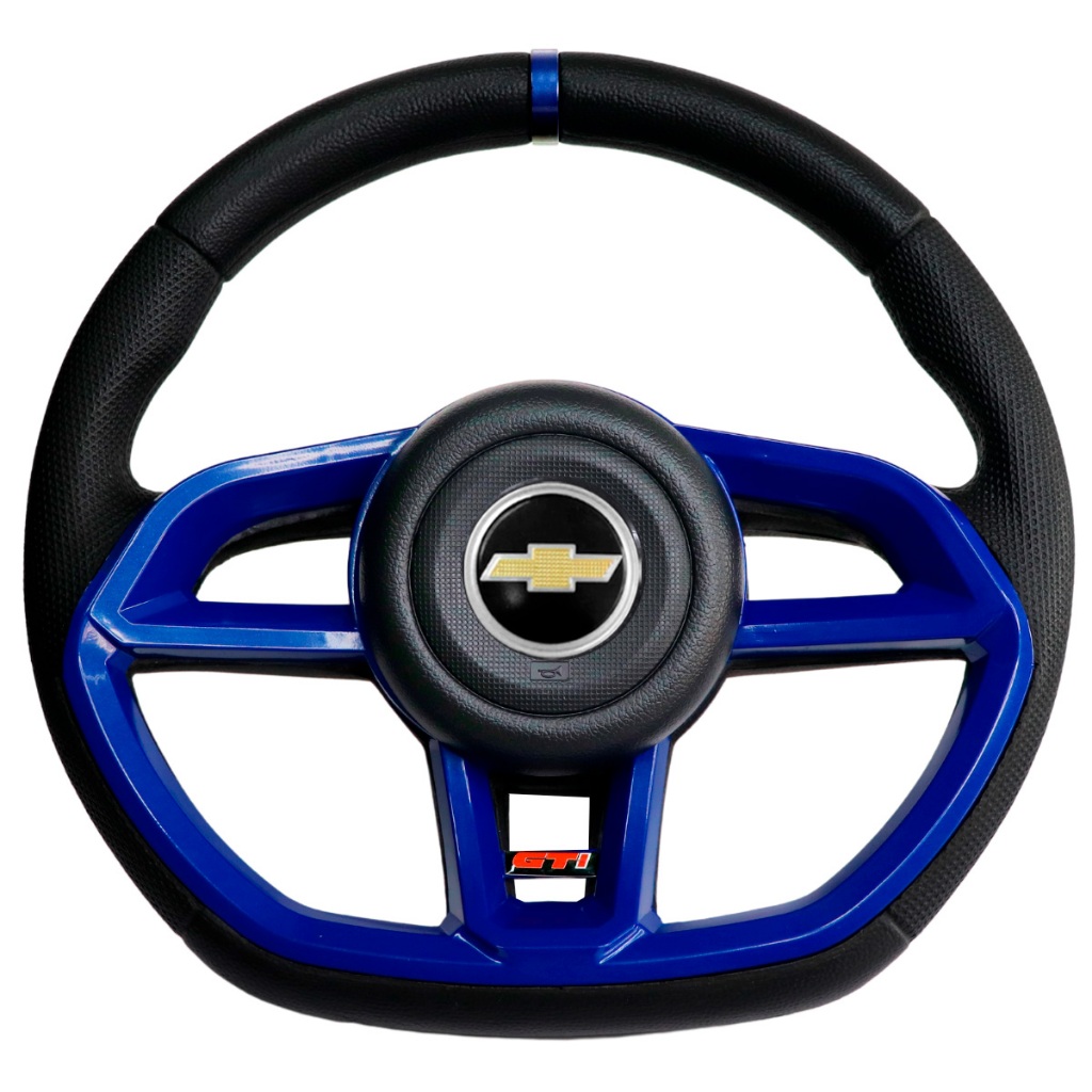 Volante Esportivo Gti Grafite Para Chevrolet D20 A10 C10 1985 1986 1987 1988 1989 1990 1991 em Oferta na Shopee