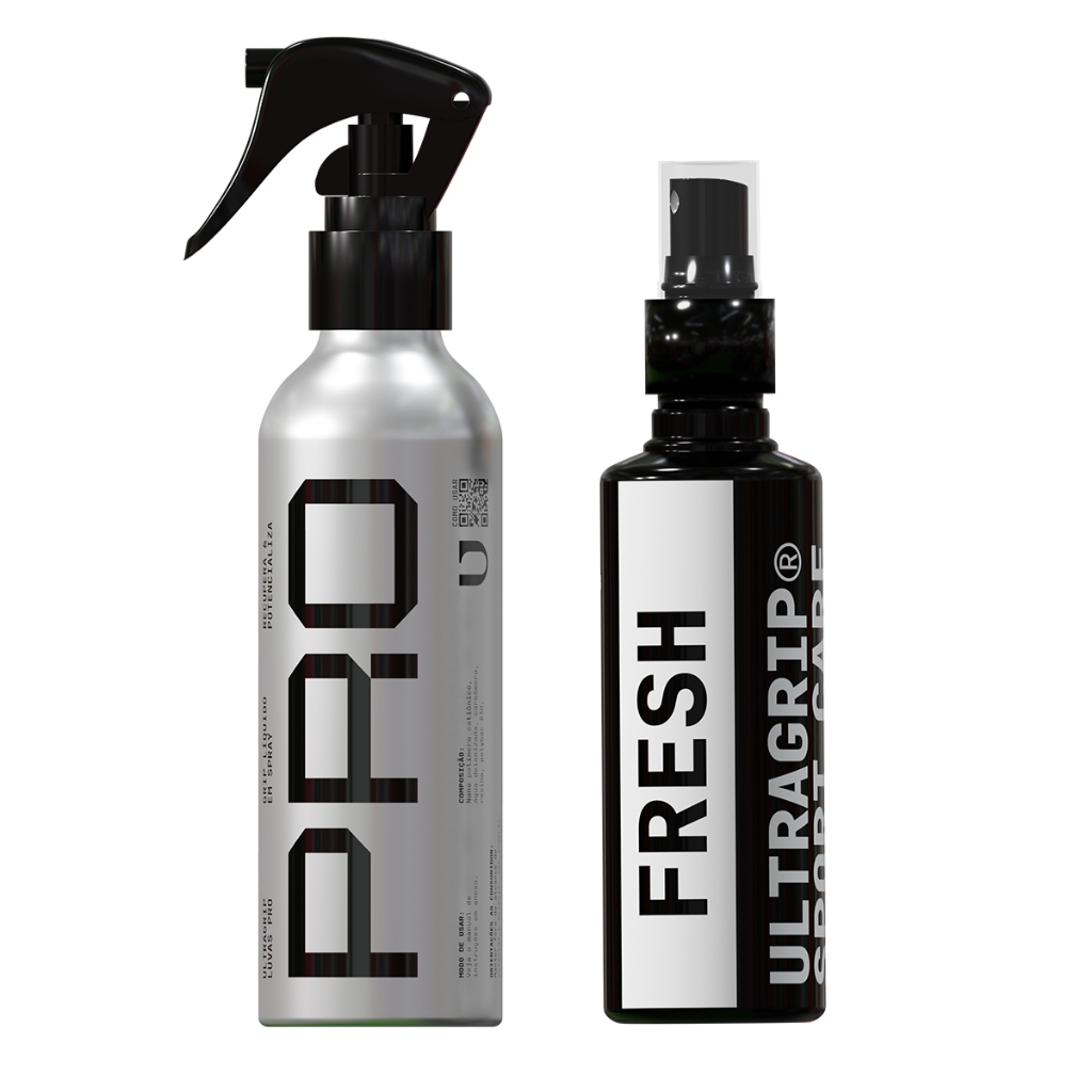Kit ULTRAGRIP® Cola para Luvas de Goleiro Pro 100ml + Desodorante Para Tênis Luvas Capacetes Fresh