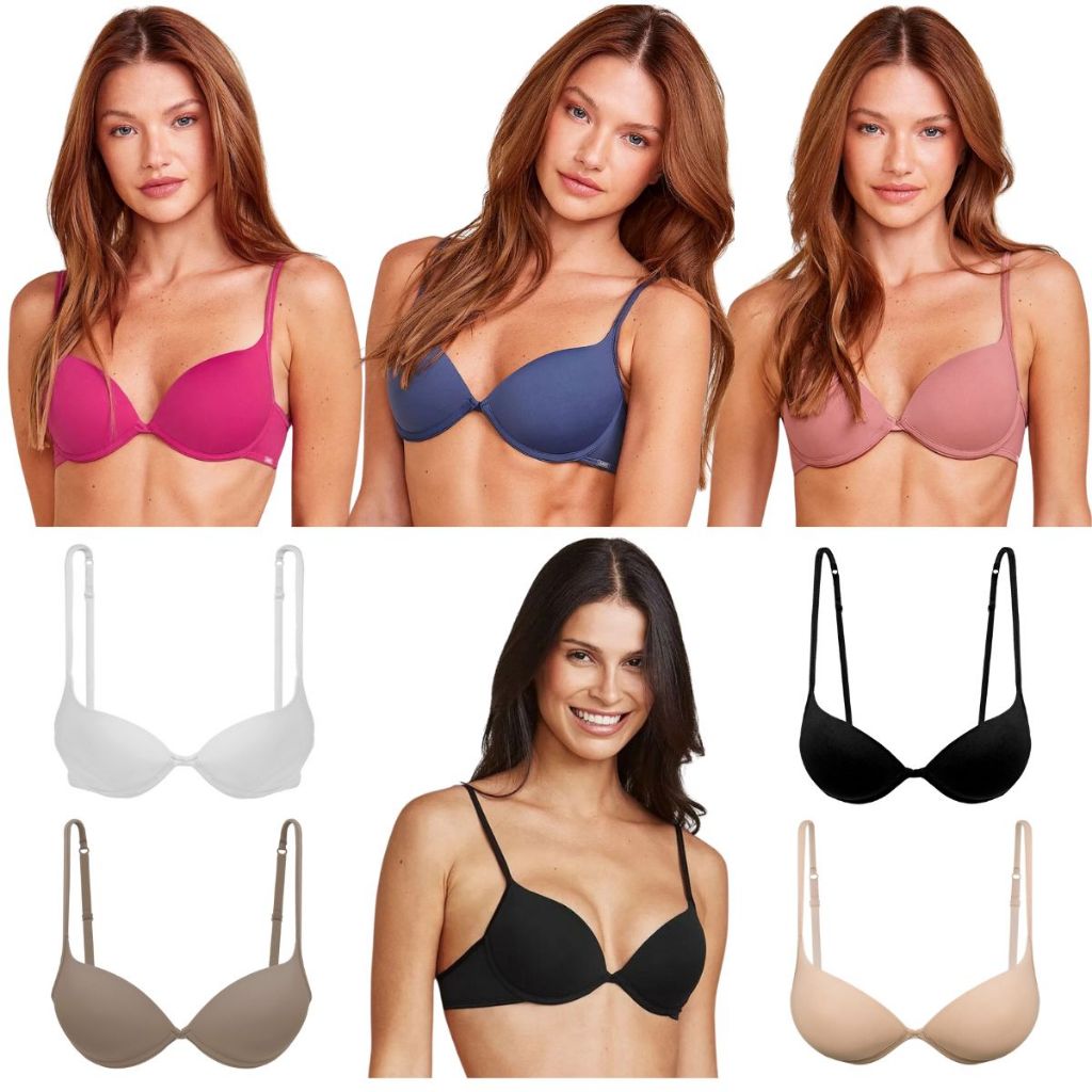 Sutia Feminino Push Up Hope Taça B Aro e Bojo Espuma Dia a dia Basico Confortavel Alça Regulavel Elegante Levanta Seio