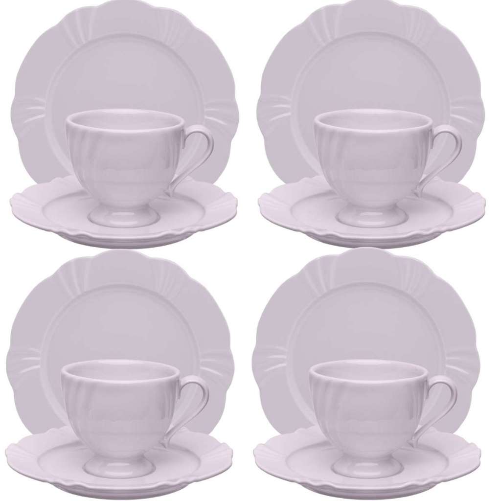 Conjunto12 peças Soleil Fábula Oxford Porcelana