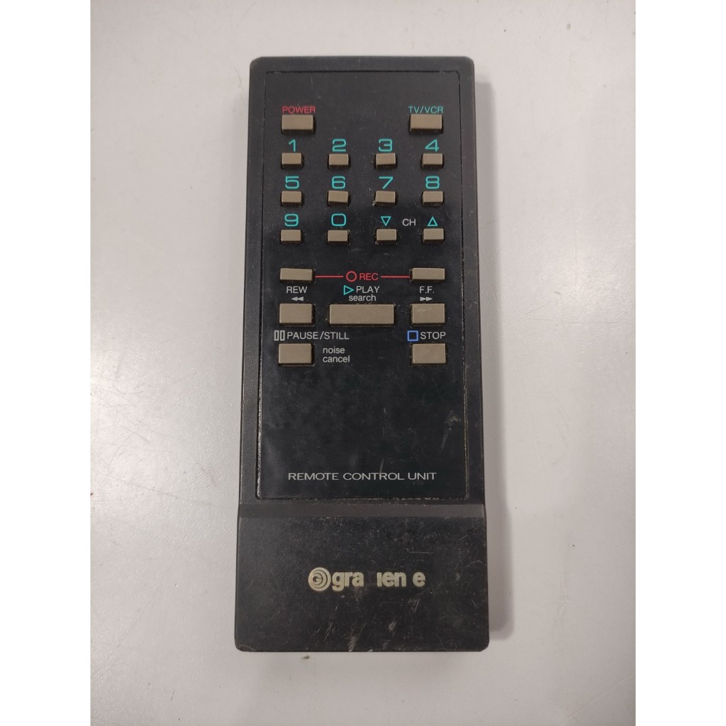 Controle Remoto Vídeo Cassete Gradiente Vcr Lcx (Usado) ok