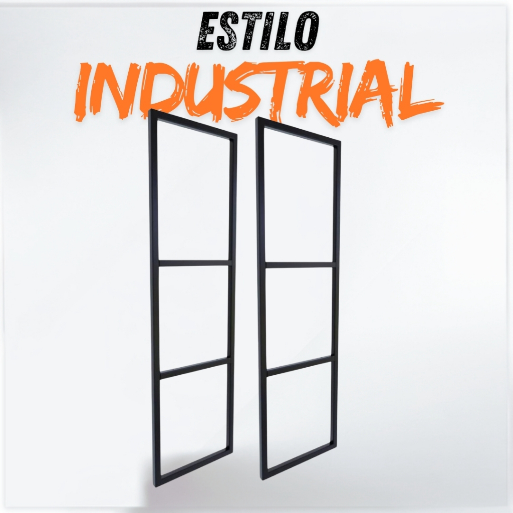 Suporte Prateleira Tripla Estilo Industrial Aço Parede Teto 2 Peças 95x29cm Promoção em Oferta na Shopee