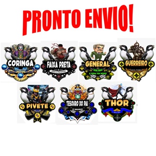 Plaquinha de Gaiola pra Coleiro Bigodinho Resinada Pronto Envio em Oferta na Shopee