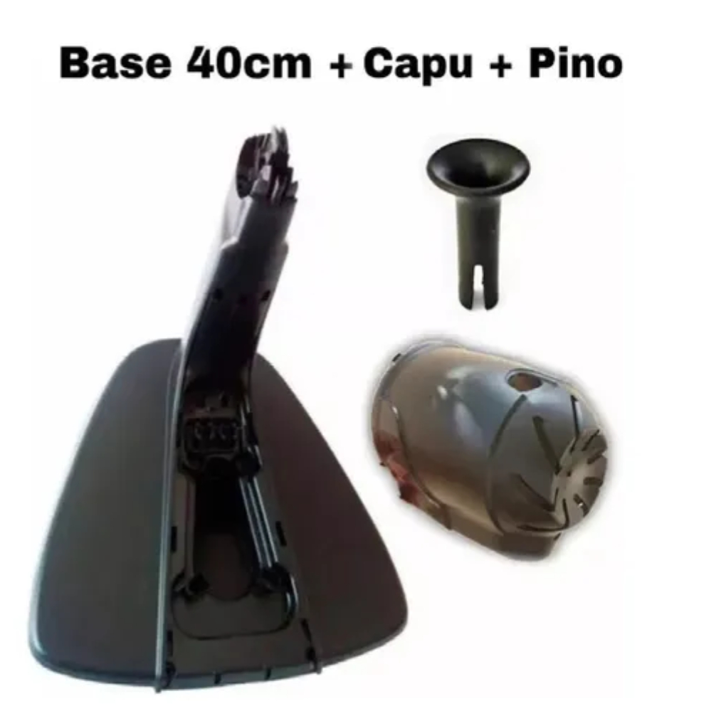 Kit Base Arno + 1 Capu + 1 Pino Ventilador Arno Vf-40 Preto