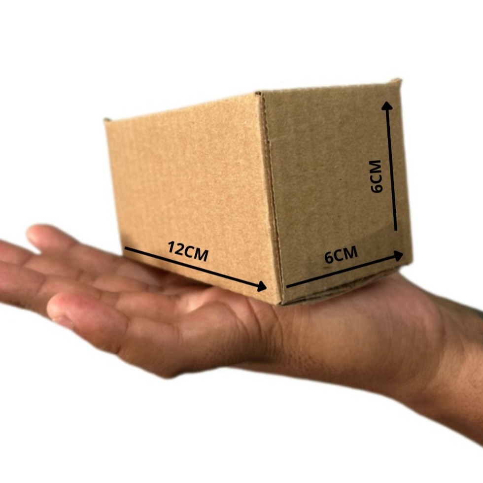 KIT C/100 CAIXAS PAPELÃO ENVIO - 12X6X6 CM-ECOMMERCE SEDEX CORREIOS PEQUENO ENVIOS SEMI JOIAS CAIXA PEQUENA PAC CORREIOS em Oferta na Shopee